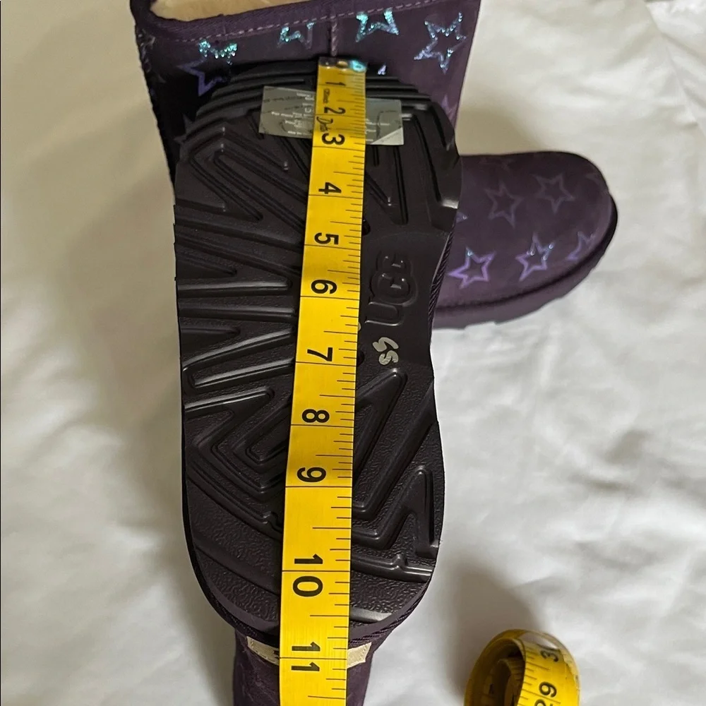 UGG Purple Boots with Star Design